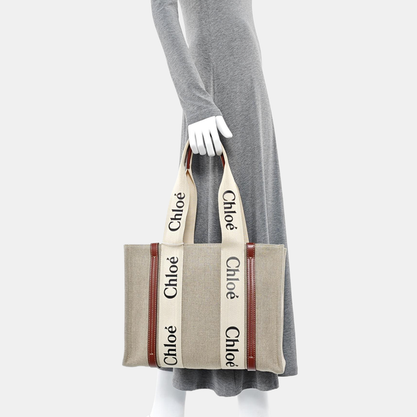 Woody Medium Canvas Beige