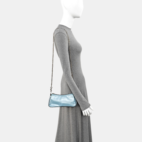 Calfskin Tote Bag Blue