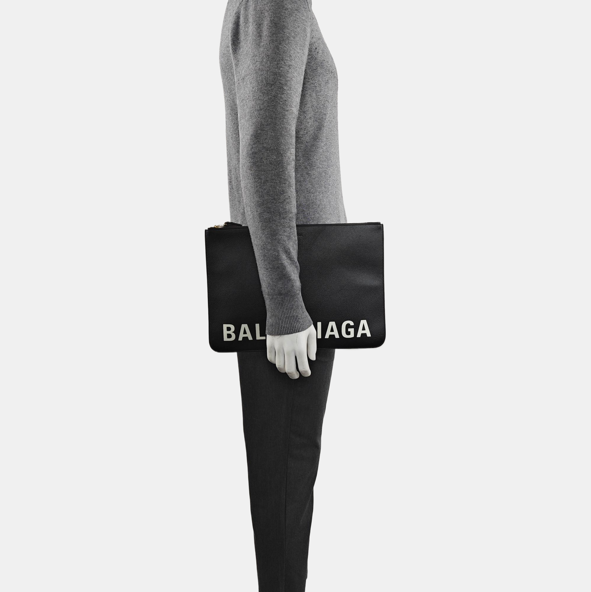 Calfskin Clutch Black