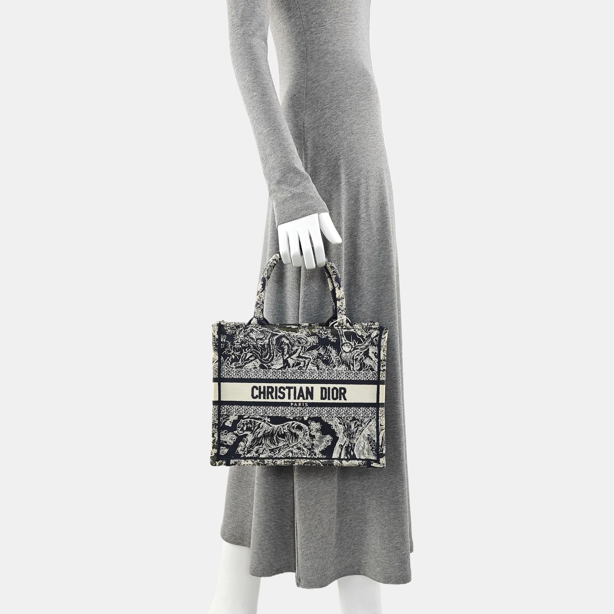 Book Tote Small Canvas Blue