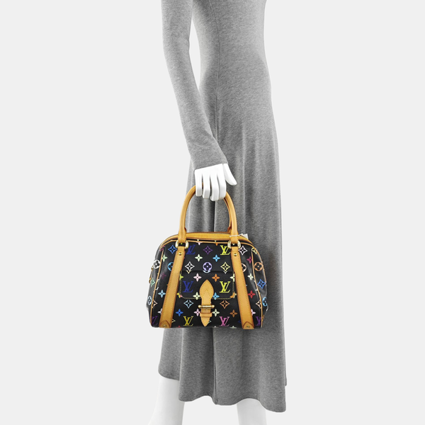 LV × TM PRISCILLA Monogram Coated Canvas Black