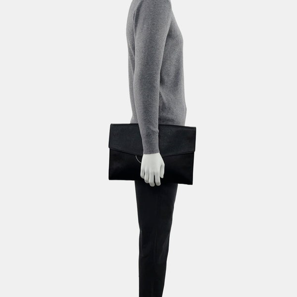 Leather Clutch Black