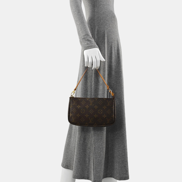 ACCESSOIRES Monogram Coated Canvas Brown