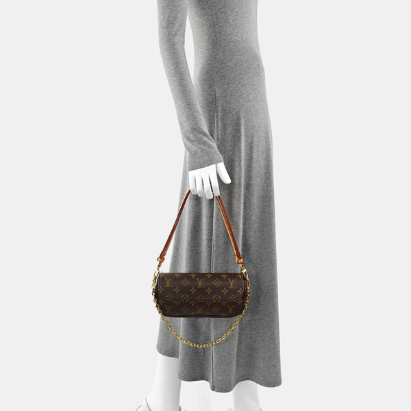 IVY Monogram Coated Canvas Brown