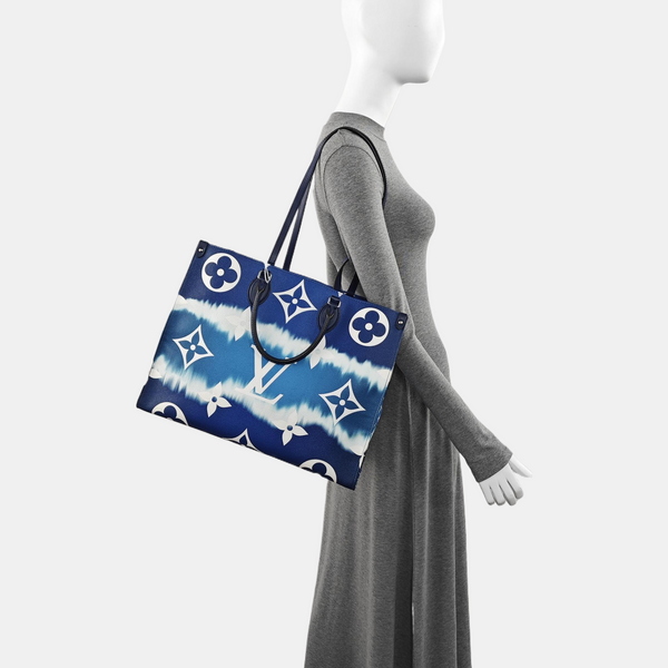 ONTHEGO GM Coated Canvas Blue