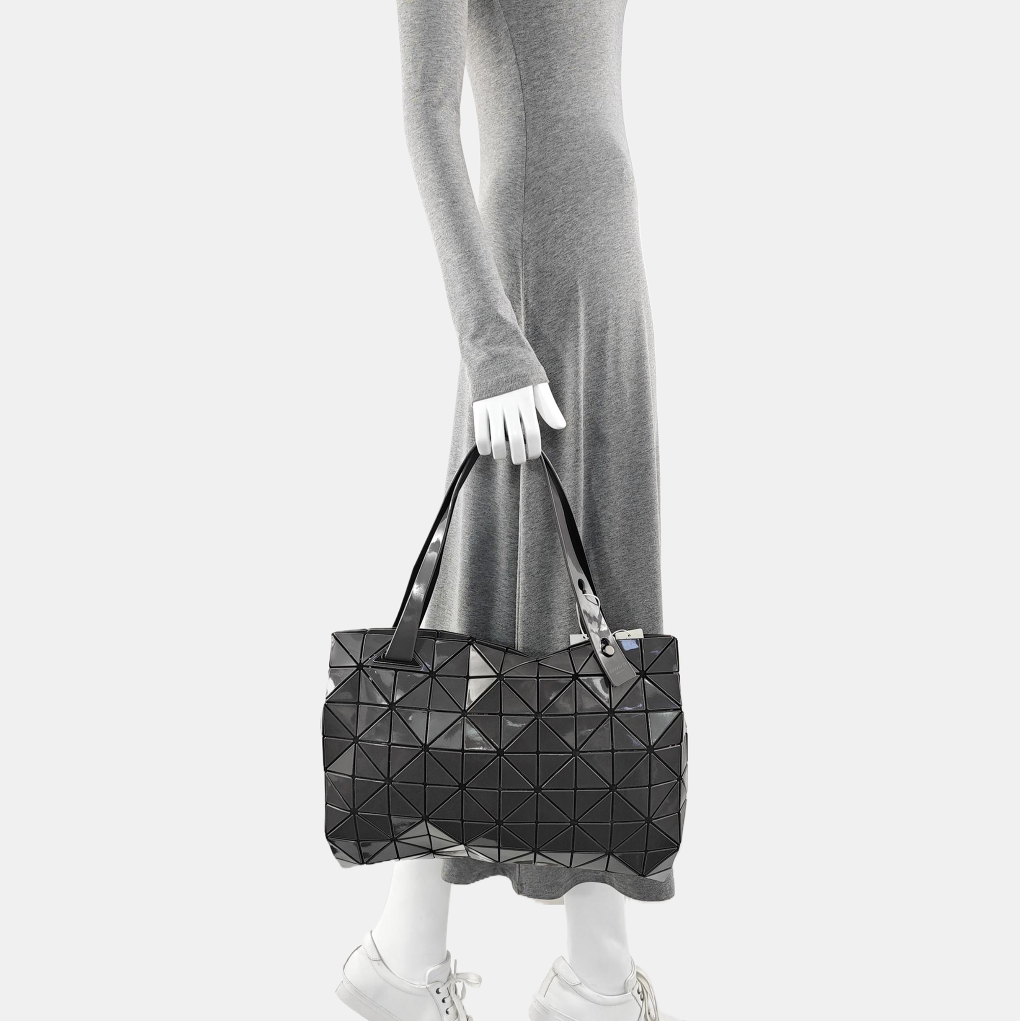 Special Material Shoulder Bag Medium Gray