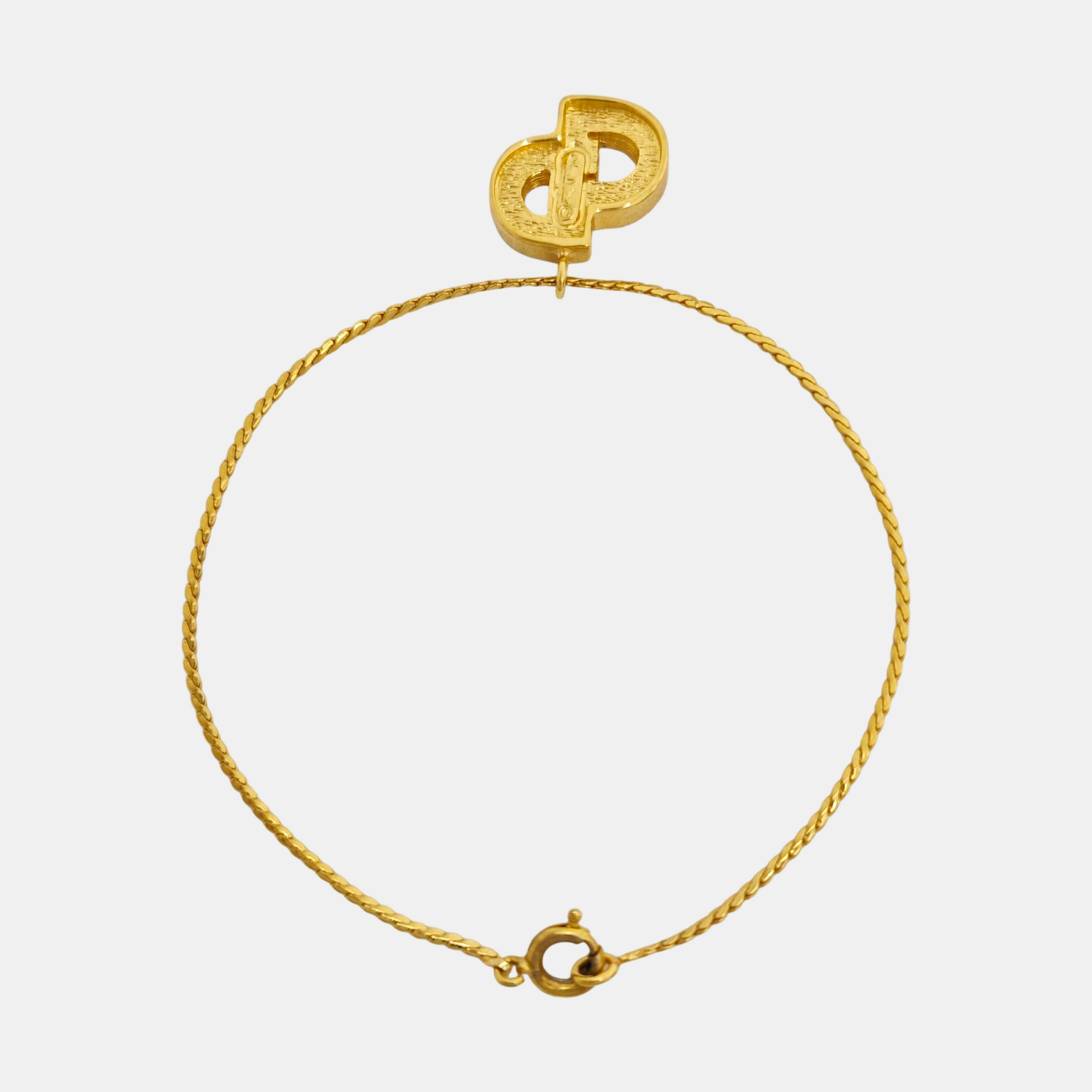 Petit CD Metal Gold Bracelet