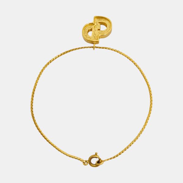Petit CD Metal Gold Bracelet