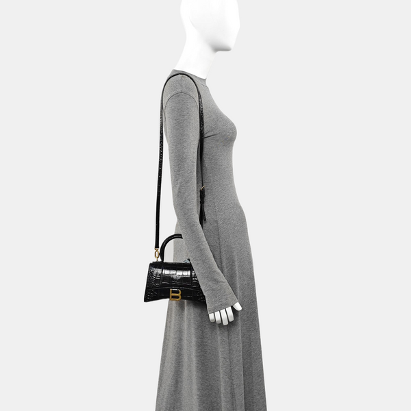 Hourglass XS Calfskin Black