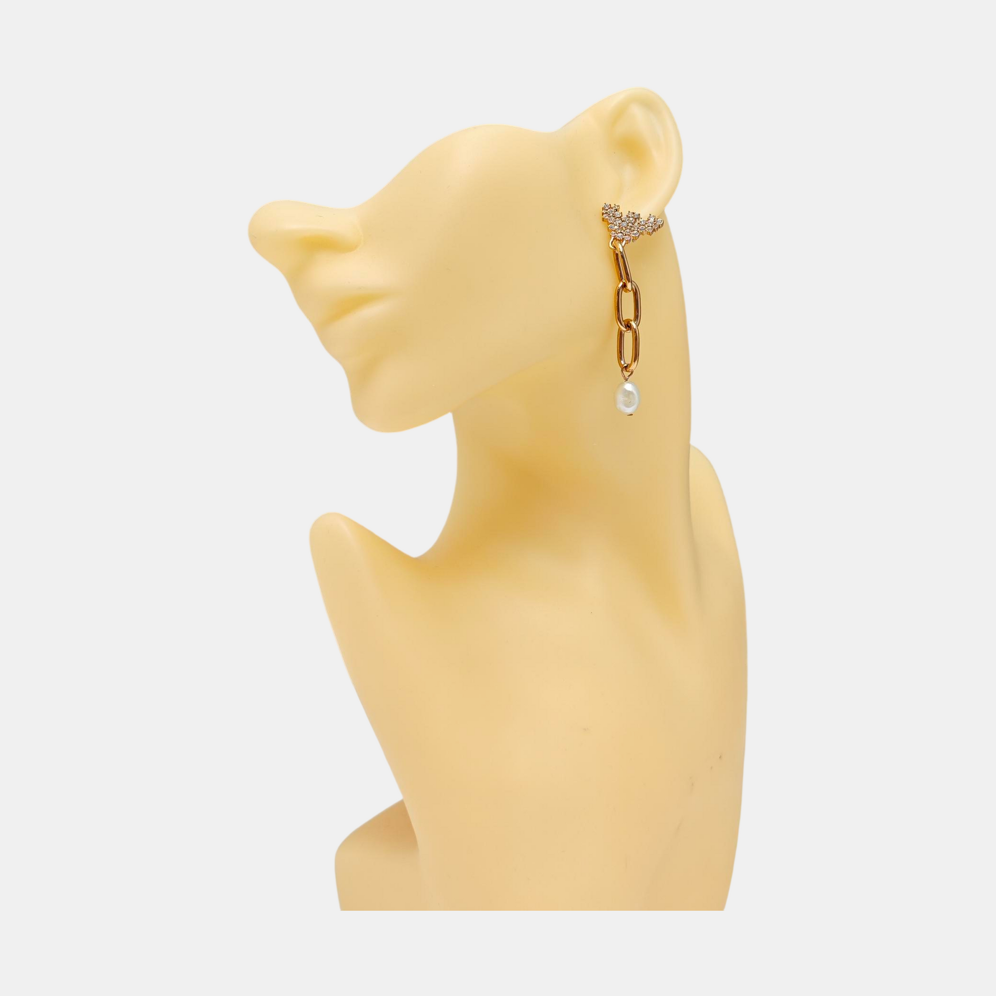 Stainless Steel Rose Gold Earrings