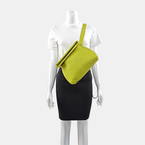 BV Fold Lambskin Green