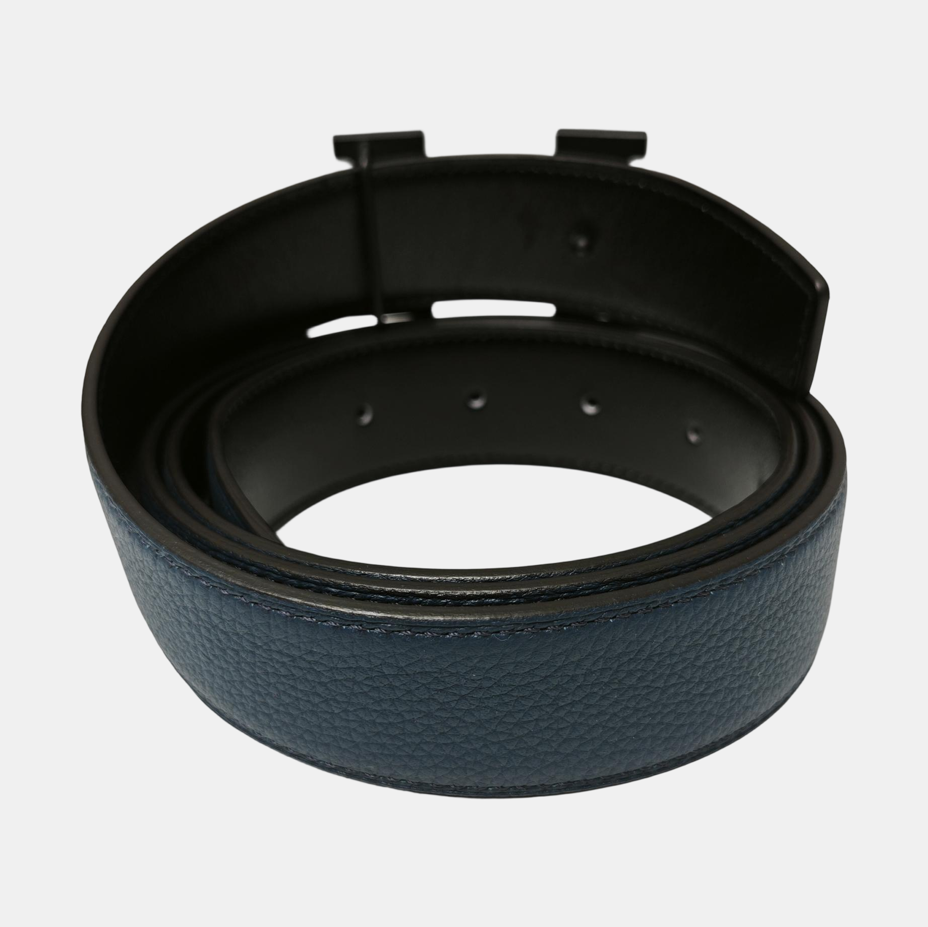 Leather Belt Blue