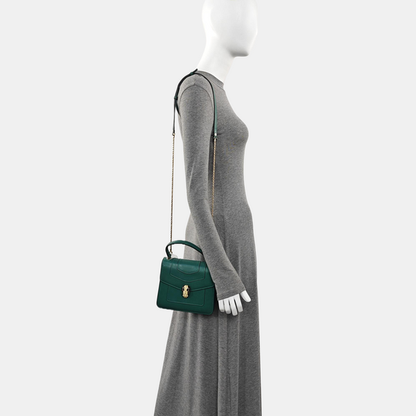 SERPENTI FOREVER Small Calfskin Green