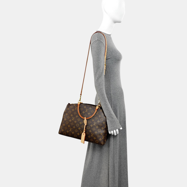 PALAIS GM Monogram Coated Canvas Brown