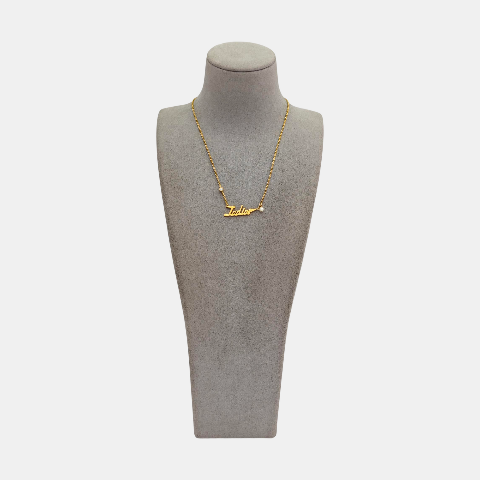 J'adior Metal Gold Necklace