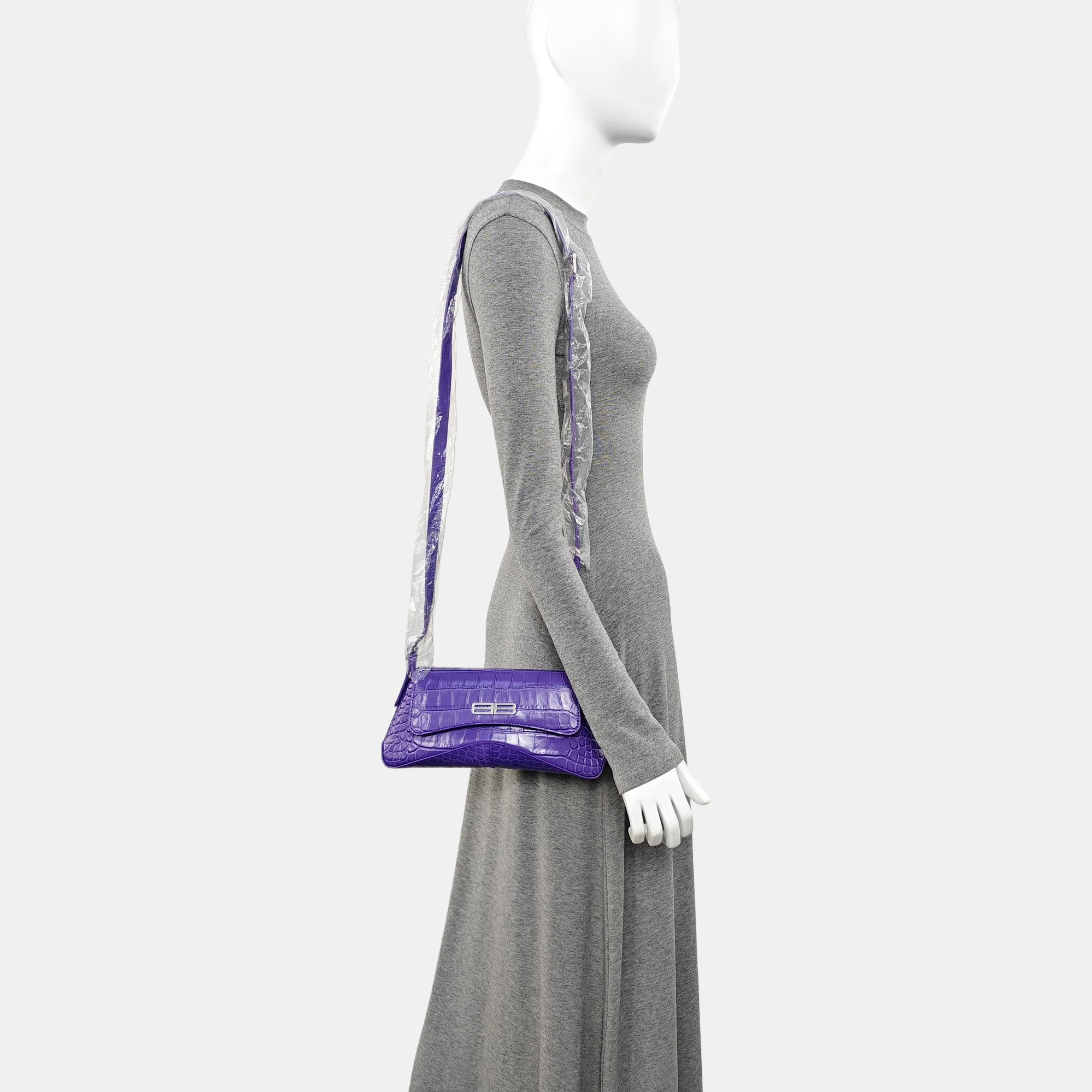 Hourglass Small Calfskin Purple