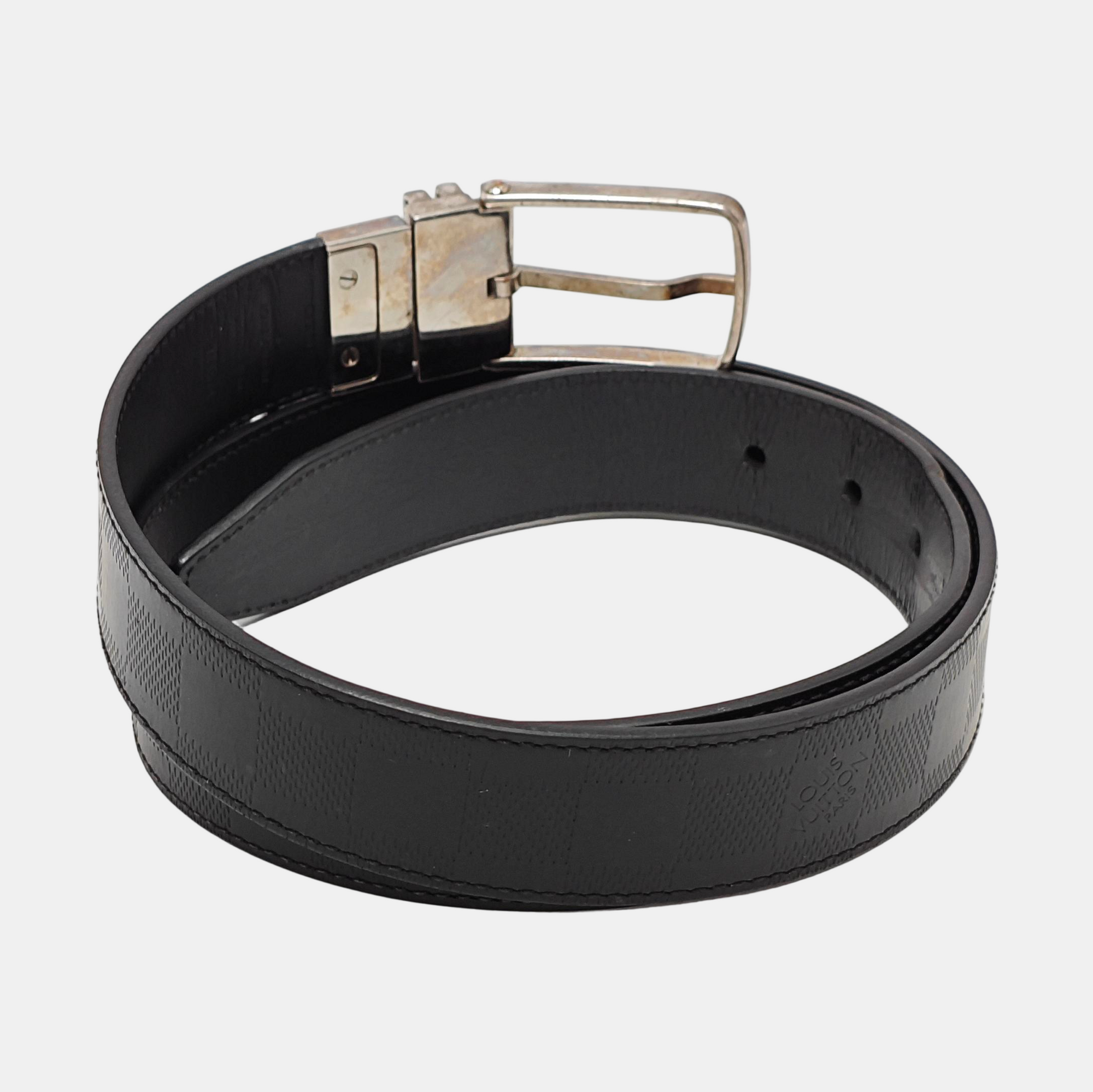 Coated Canvas Belt Black