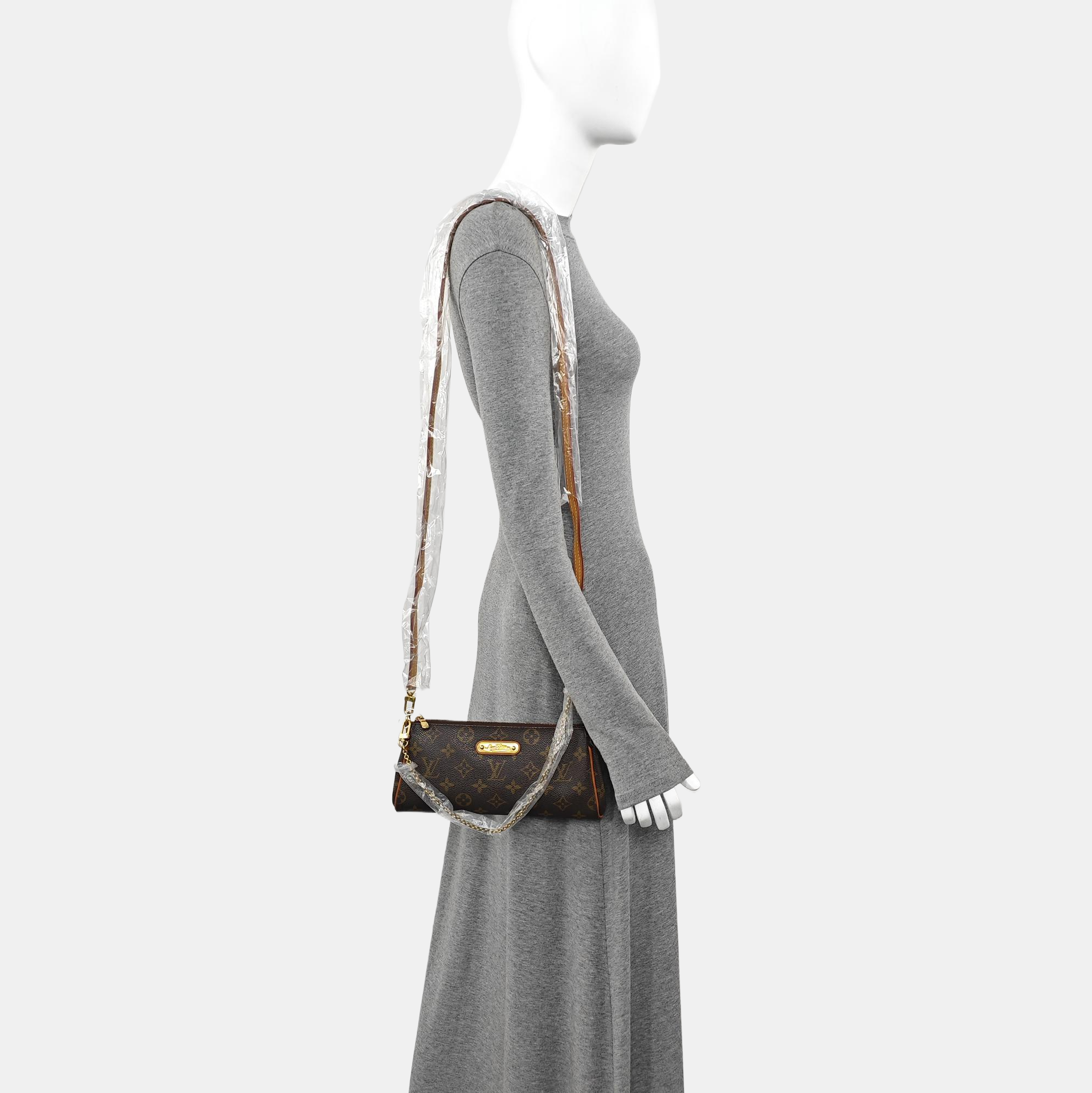 EVA Monogram Coated Canvas Brown