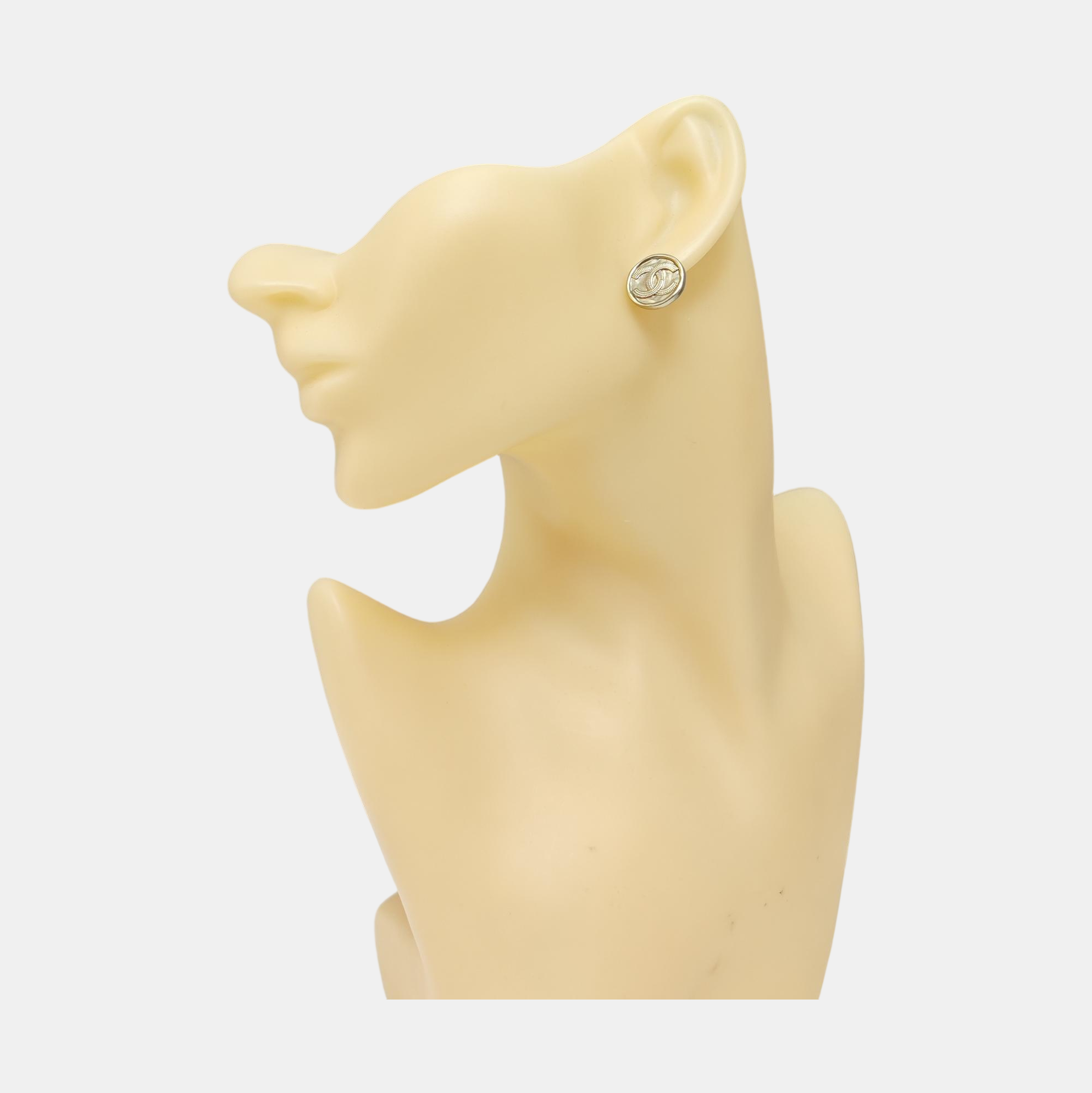 Metal Gold Stud Earrings