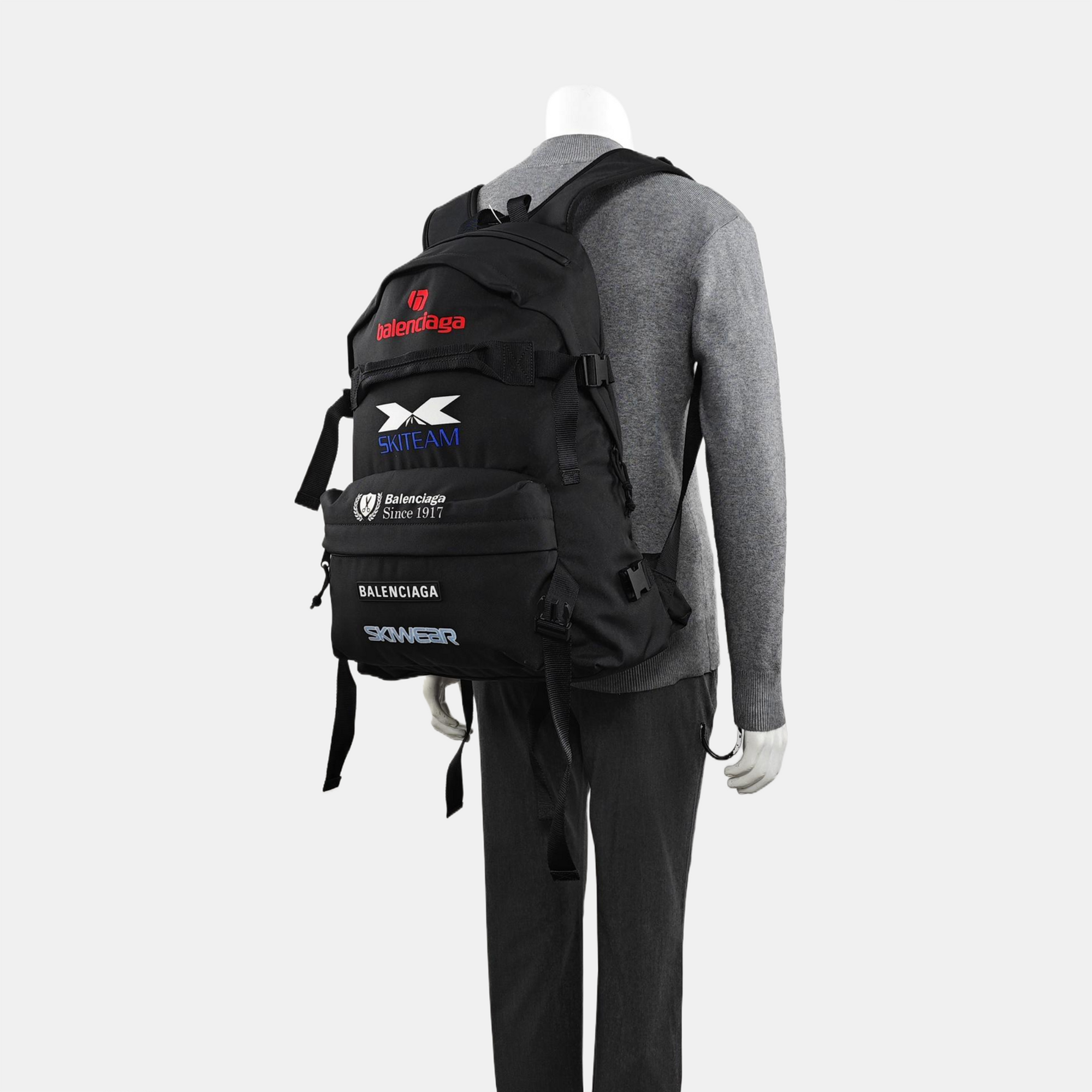 Nylon Backpack Black