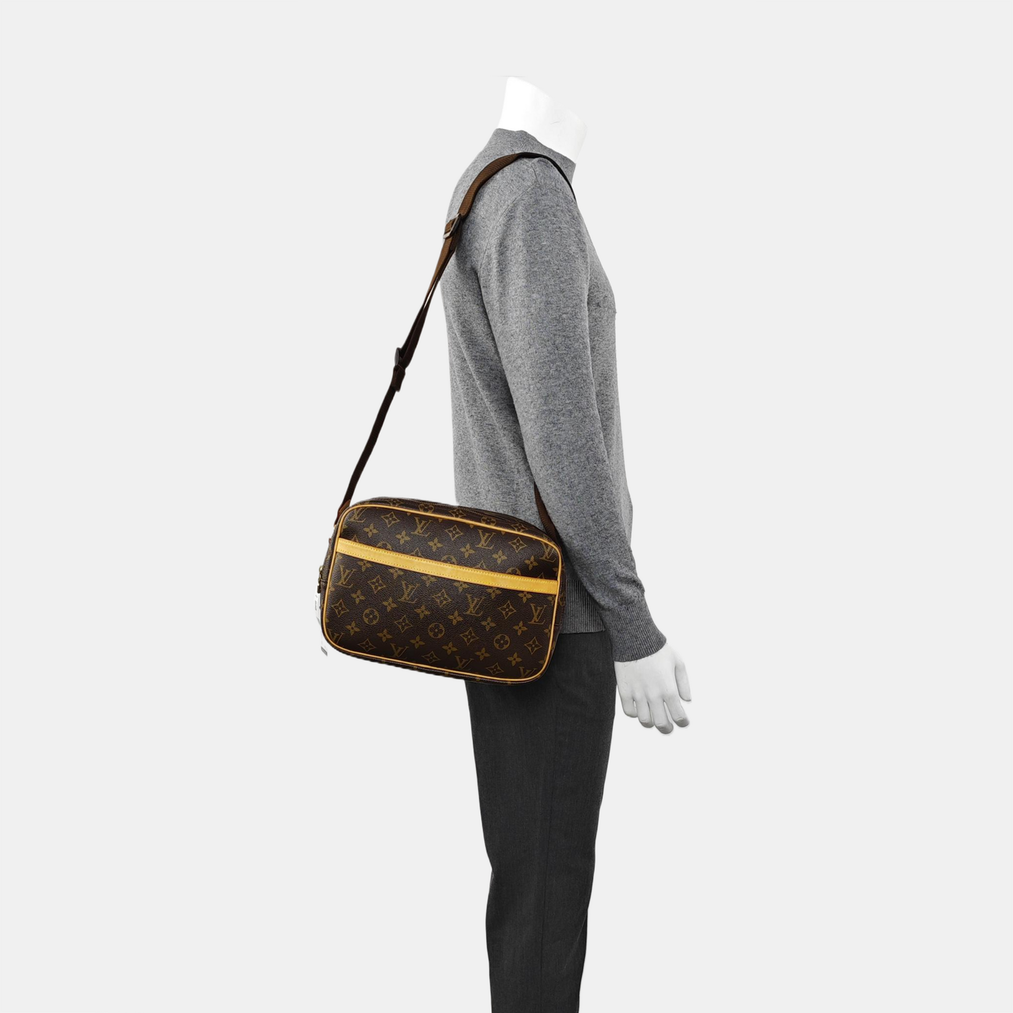 REPORTER PM Monogram Coated Canvas Brown