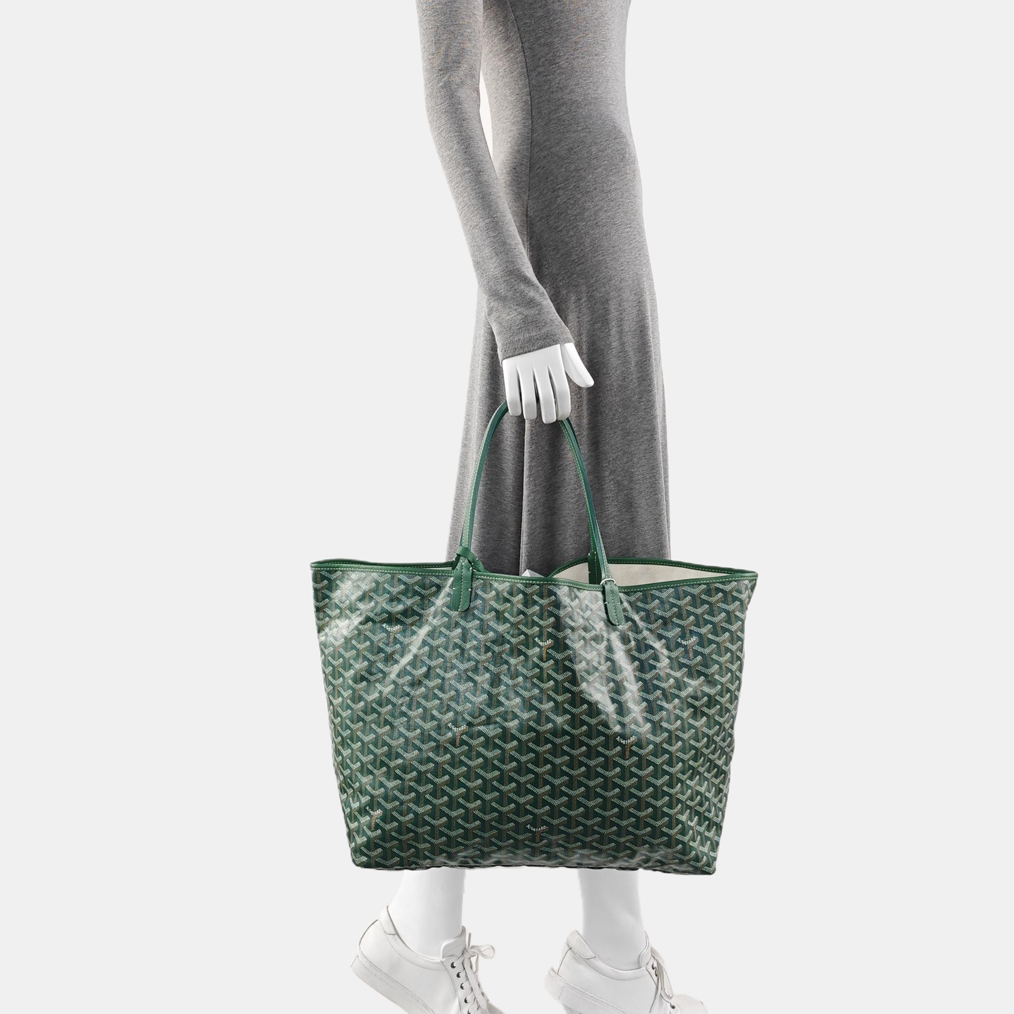 Saint Louis GM Coated Canvas Green