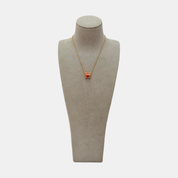 Pop H Metal Rose Gold Necklace