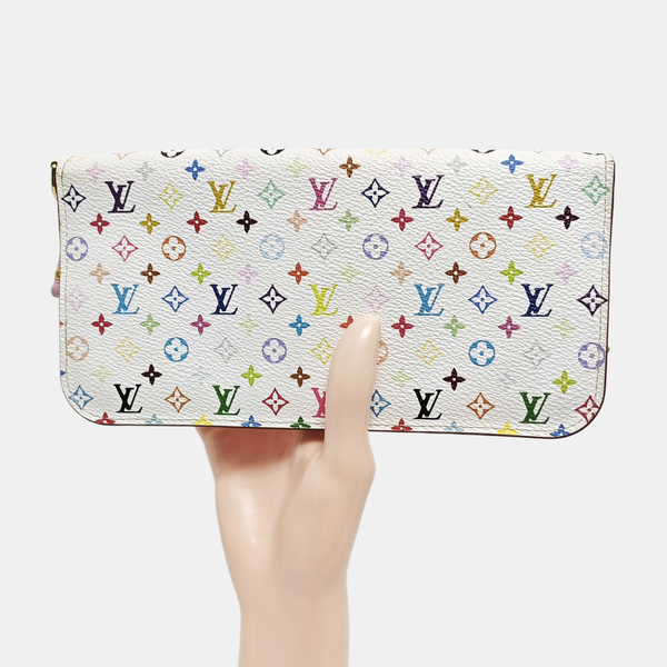 LV × TM INSOLITE Monogram Coated Canvas White Wallet