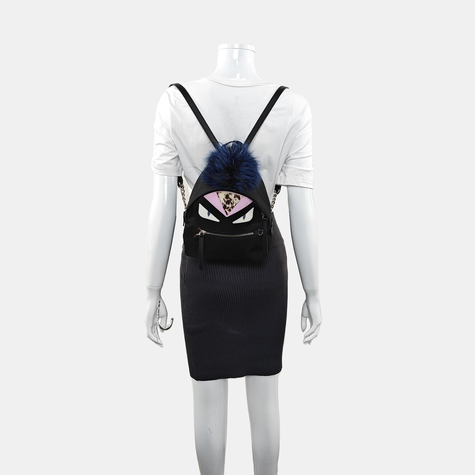 Authenticated pre-owned  Monster Nylon Black - Backpack at Looply