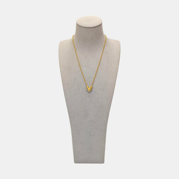 LV & ME Metal Gold Necklace