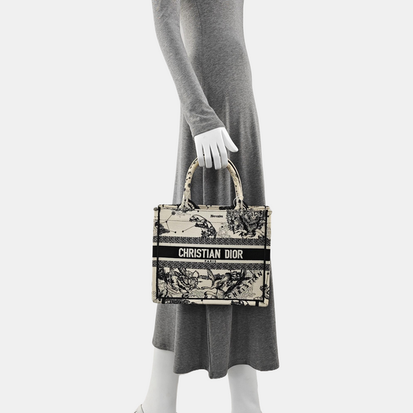 Authenticated pre-owned  Book Tote Small Canvas White - Tote Bag at Looply