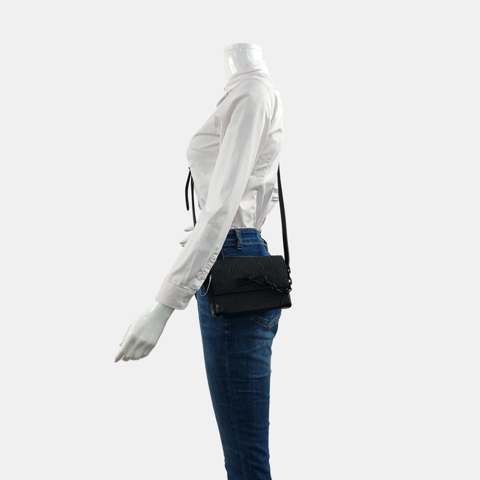 SOFT TRUNK Mini Monogram Calfskin Black