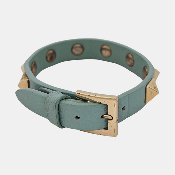 Leather Green Bracelet