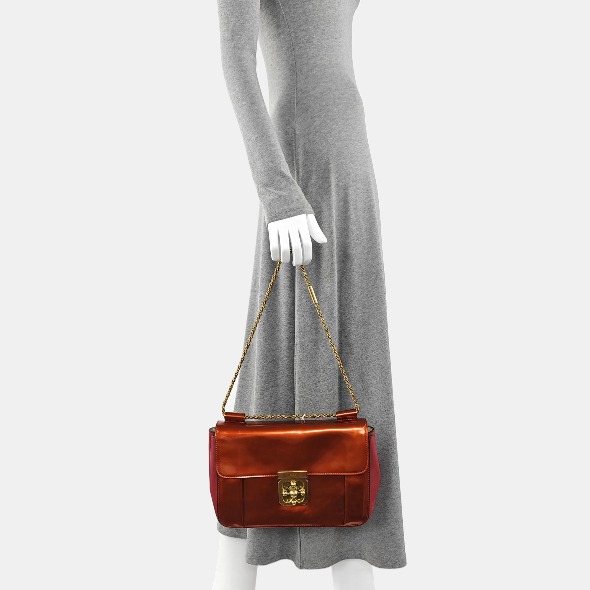 Elsie Patent Leather Red