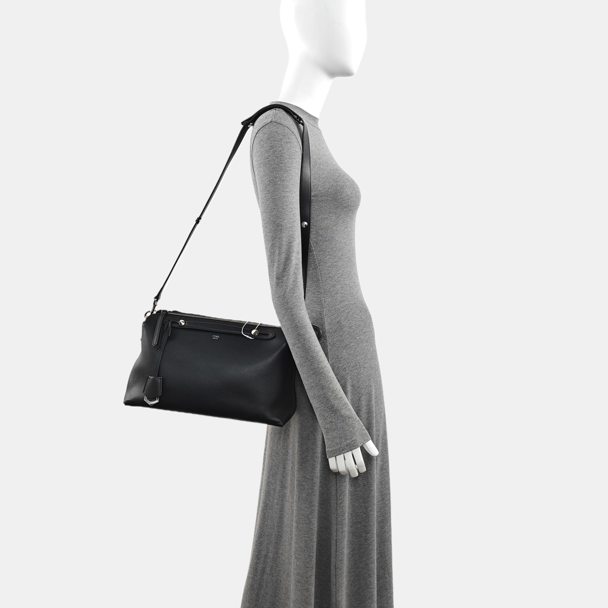 By The Way Large Calfskin Black