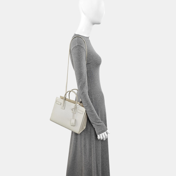 SAC DE JOUR Calfskin White