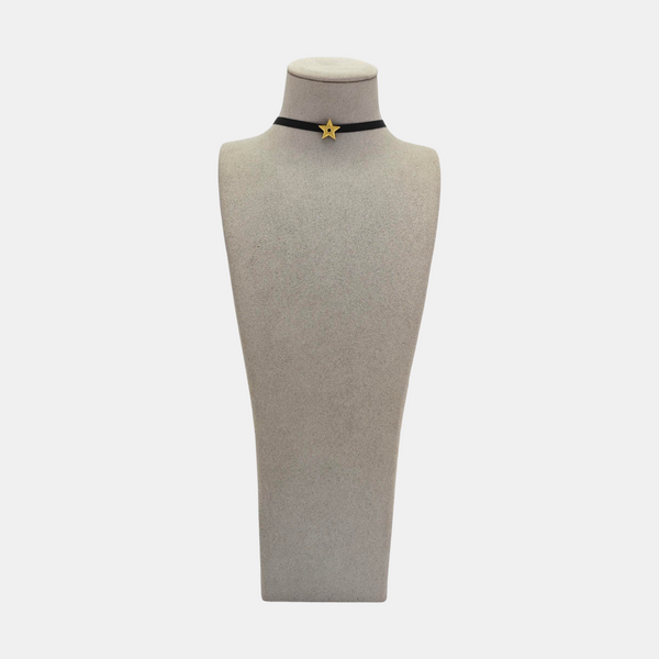 J'adior Metal Black Necklace
