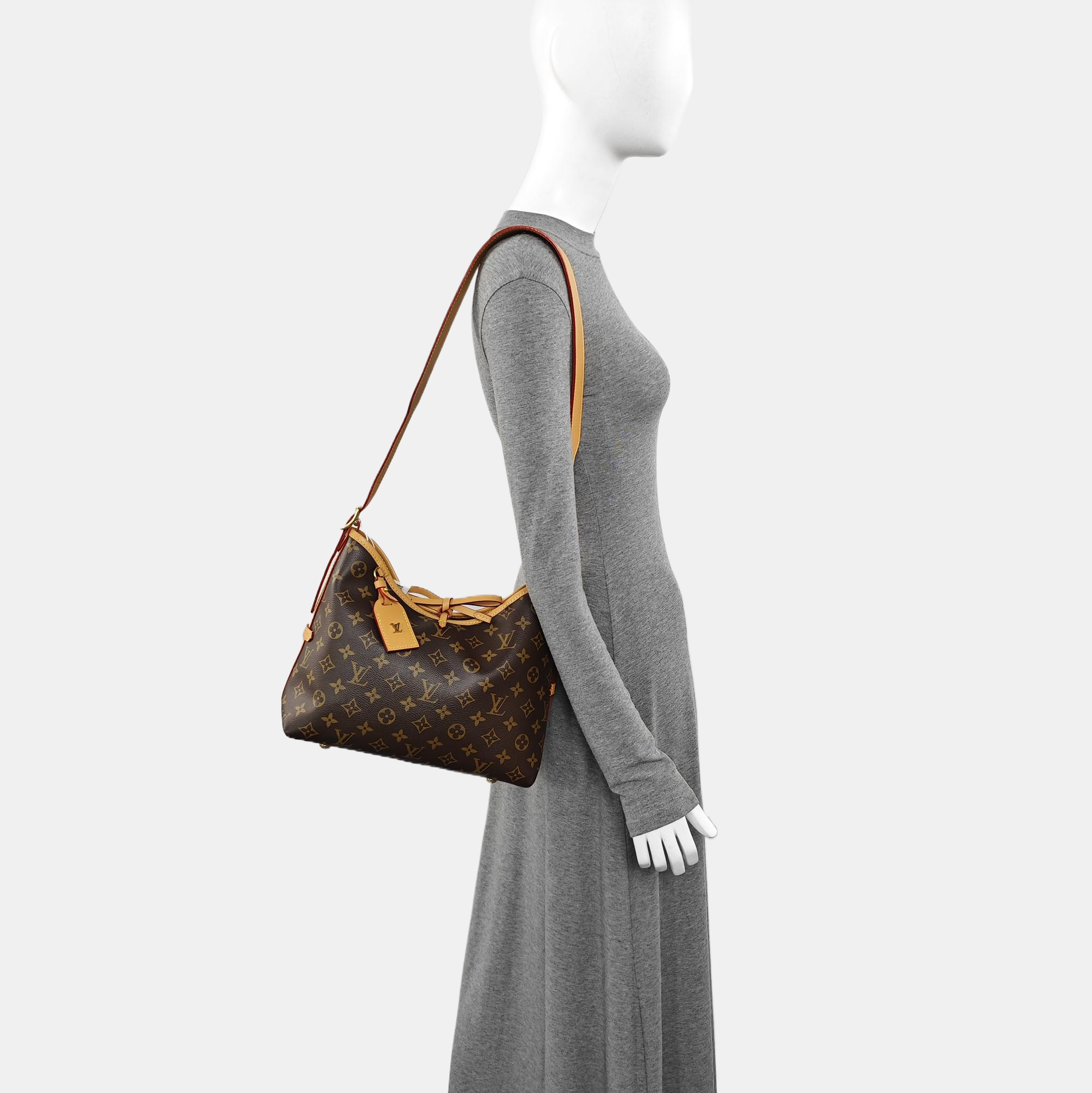 CARRYALL PM Monogram Coated Canvas Brown