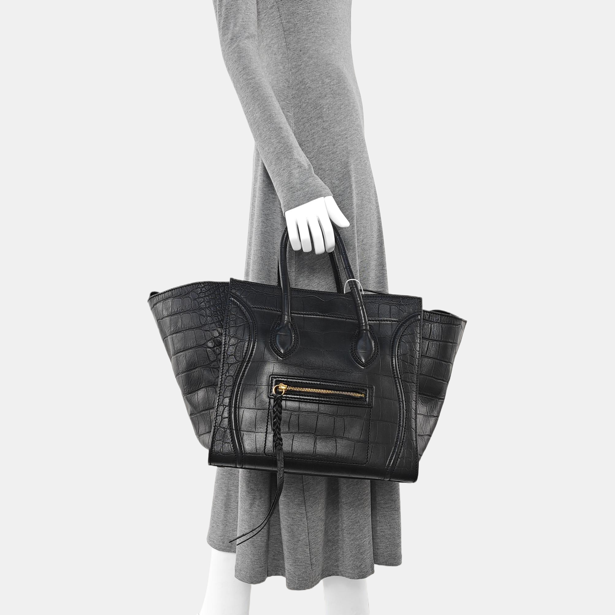 PHANTOM Medium Calfskin Black