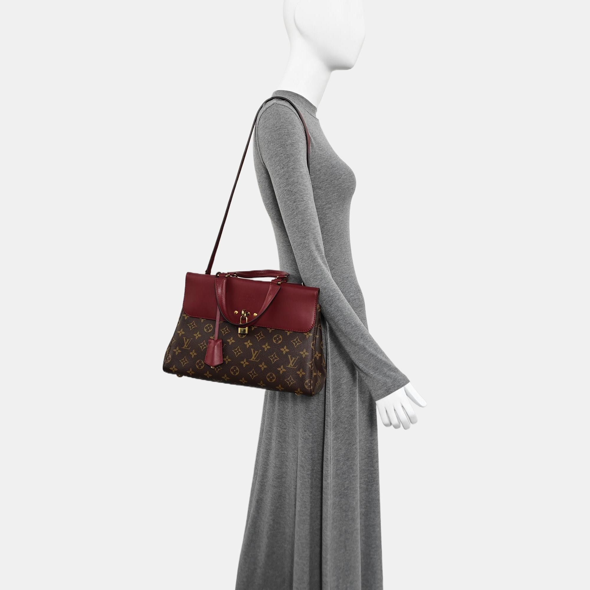VÉNUS Monogram Coated Canvas Brown