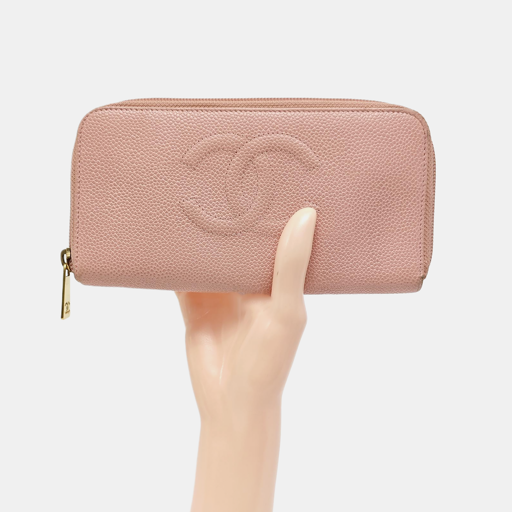 CC TIMELESS Grained Calfskin Pink