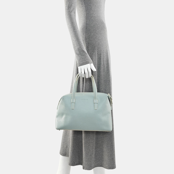 Calfskin Tote Bag Blue
