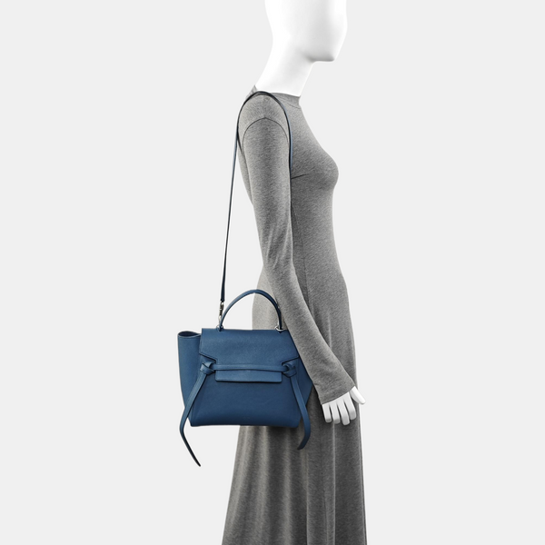 BELT Micro Calfskin Blue