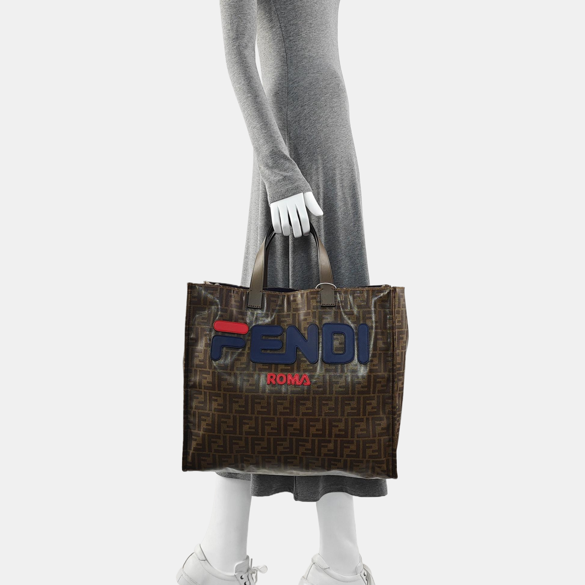Mania Coated Canvas Brown
