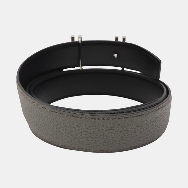 Leather Belt Gray