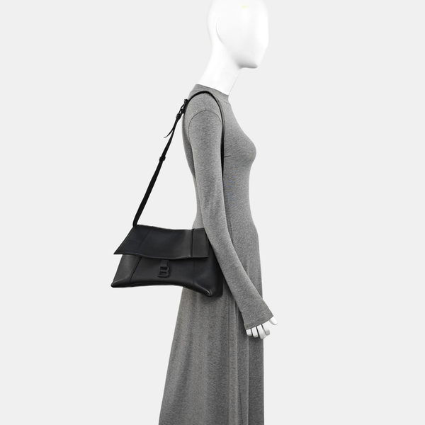Downtown Medium Calfskin Black