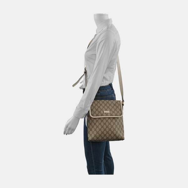 Ligne Shima Monogram Coated Canvas Beige