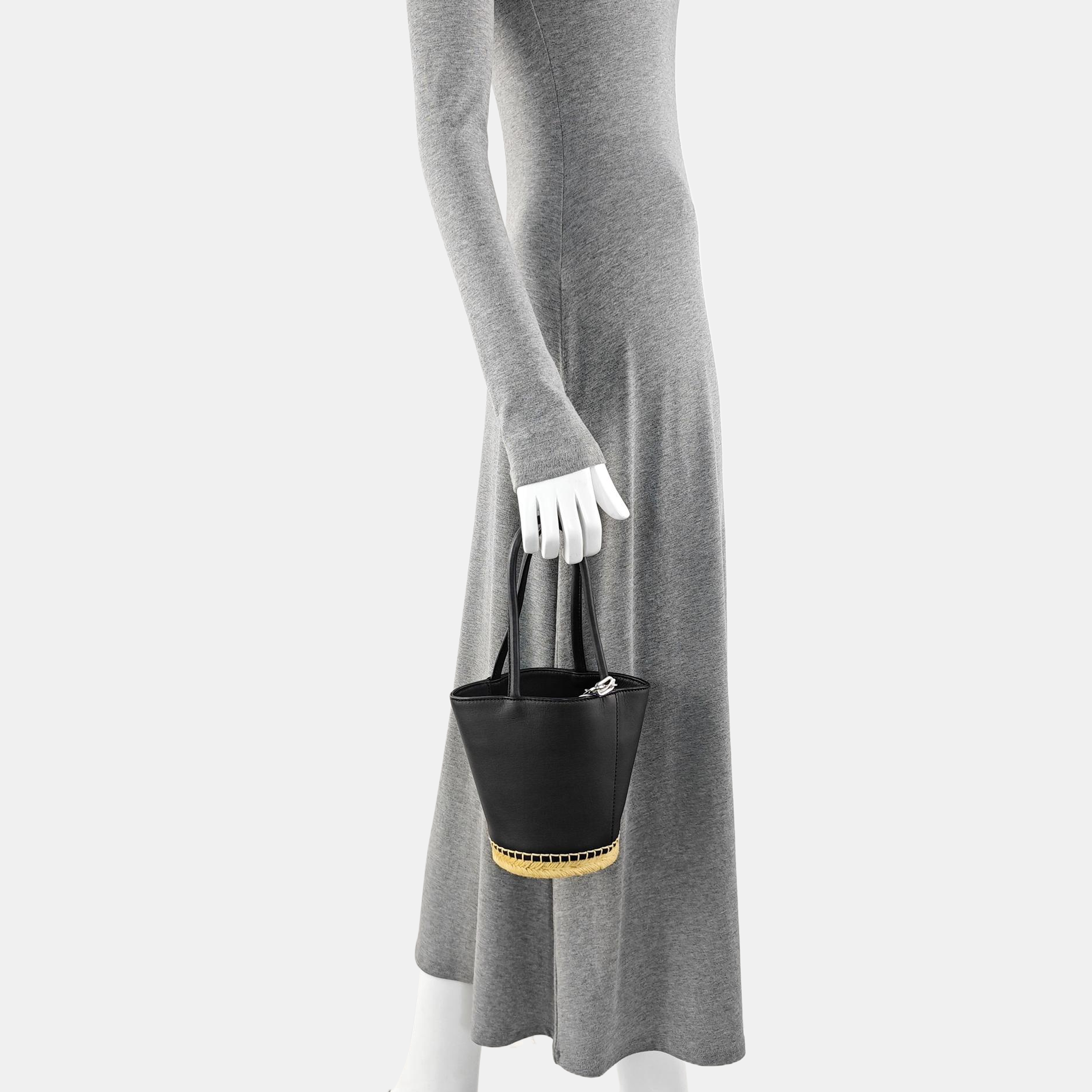 Calfskin Bucket Bag Black