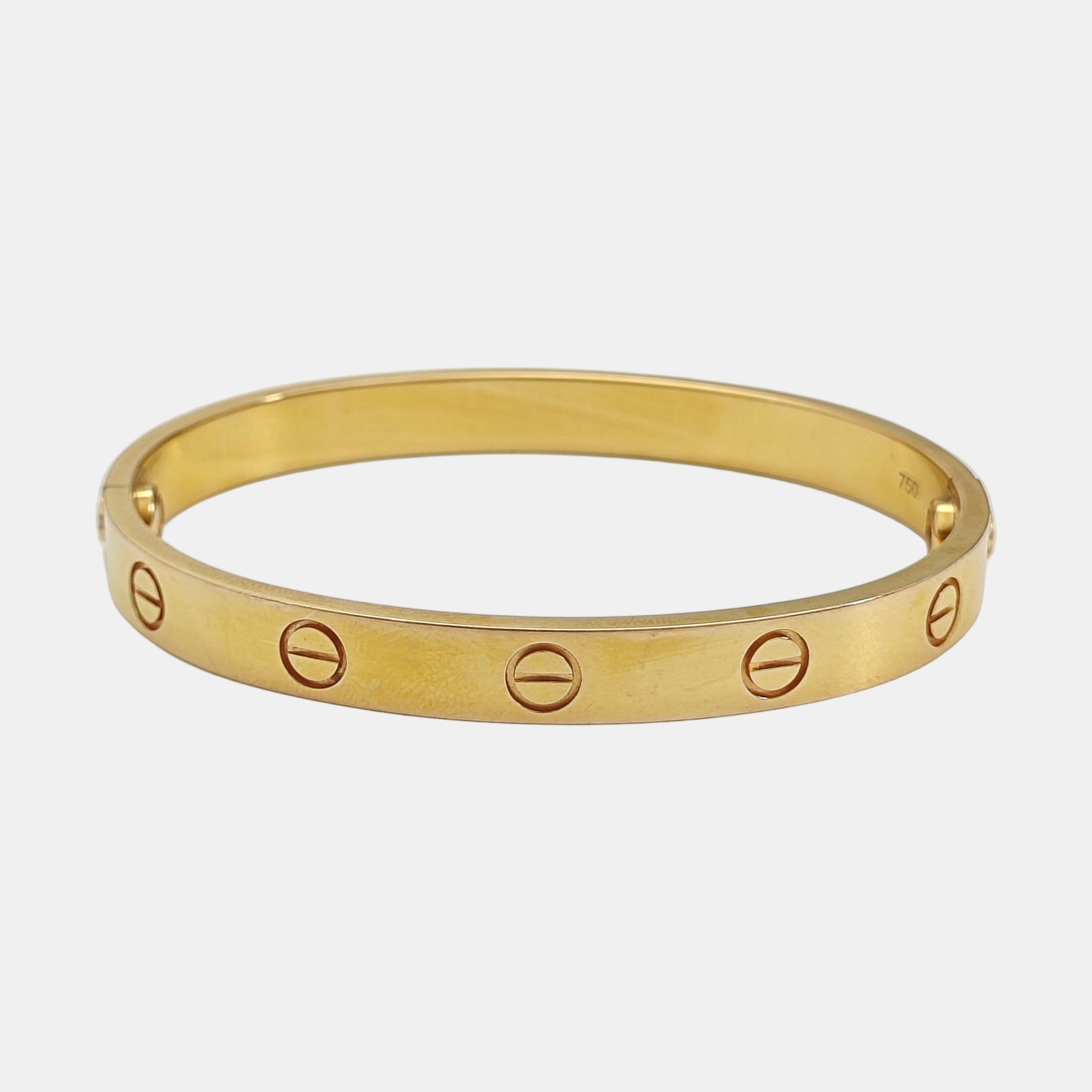 LOVE 18k Gold Bangle