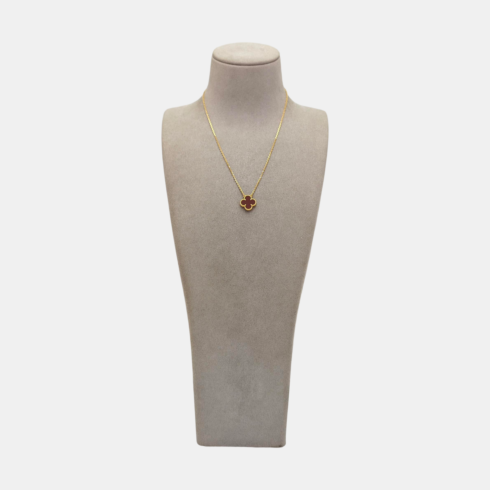 Vintage Alhambra 18k Gold Necklace